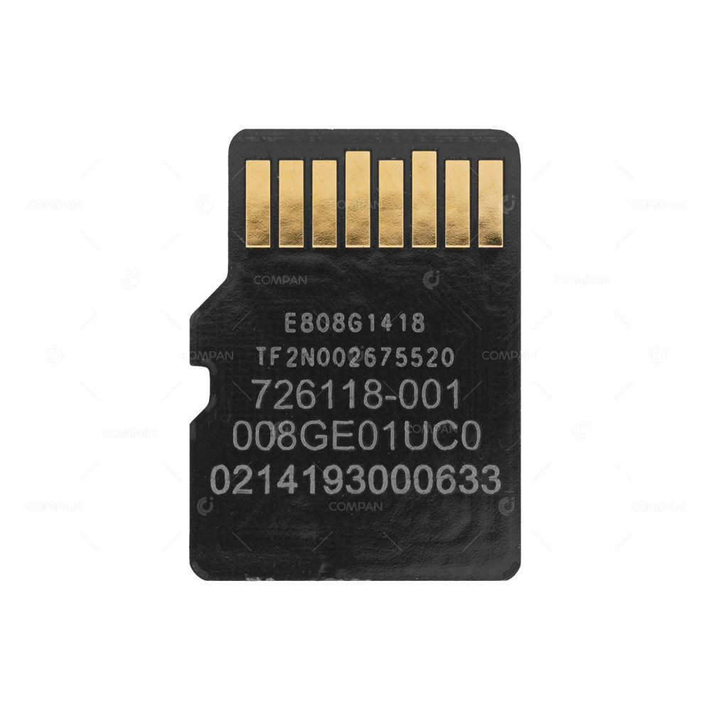 726118-001  HP 8GB MICRO SD HC FLASH MEMORY CARD