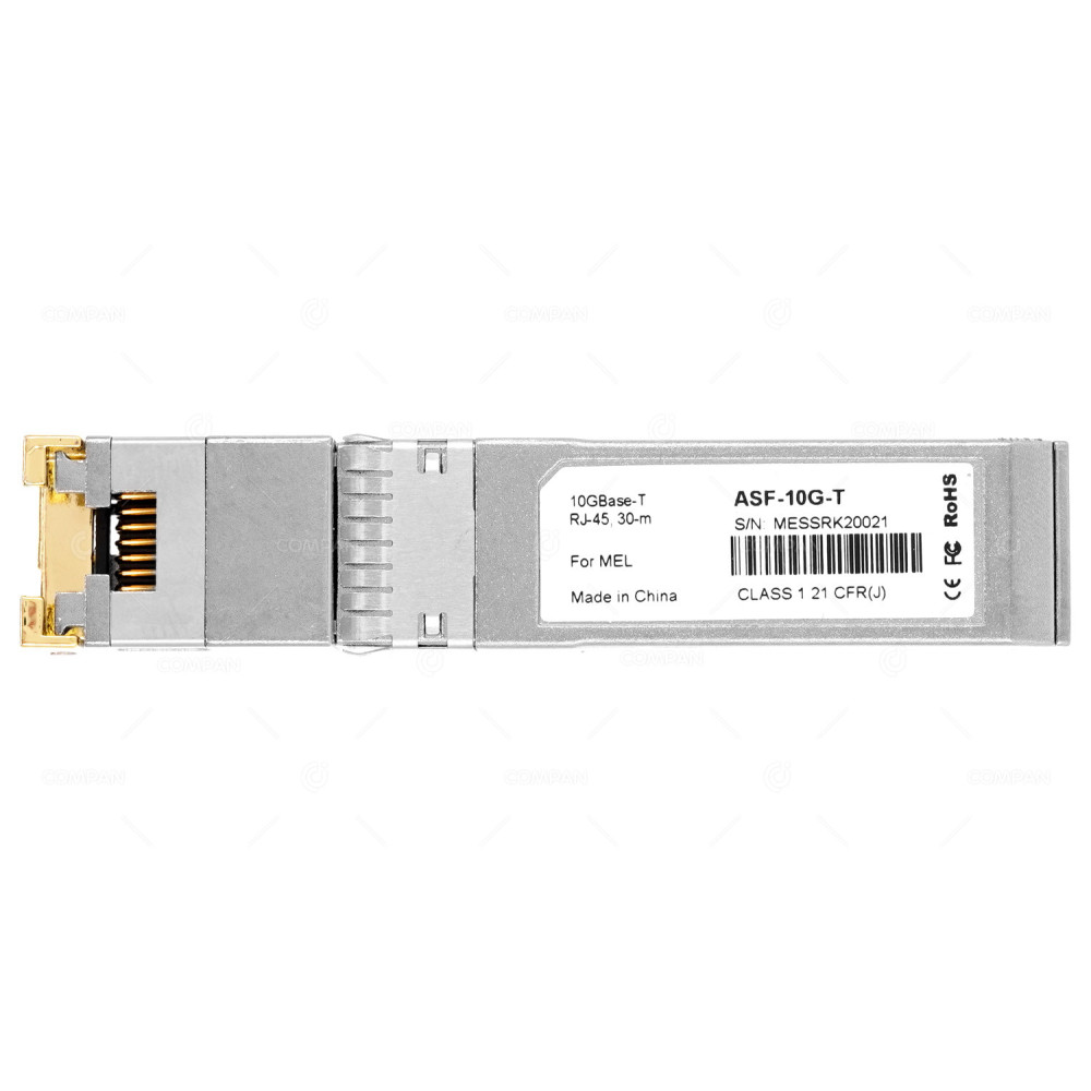 ASF-10G-T  COPPER TRASCEIVER MODULE 10G 10GBASE-T RJ-45 30M