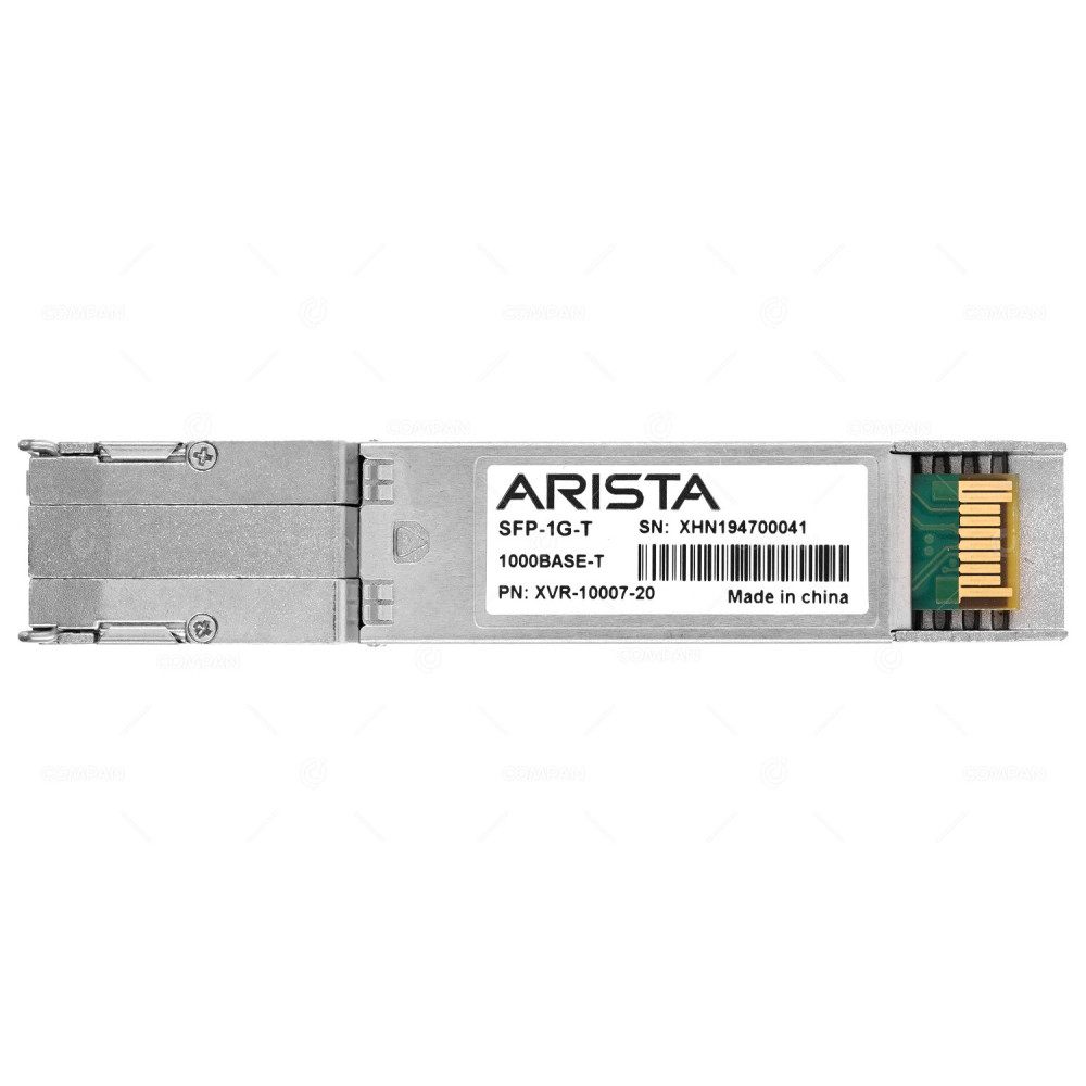 SFP-1G-T  ARISTA COPPER TRANSCEIVER MODULE 1G 1000BASE-T RJ45 100M