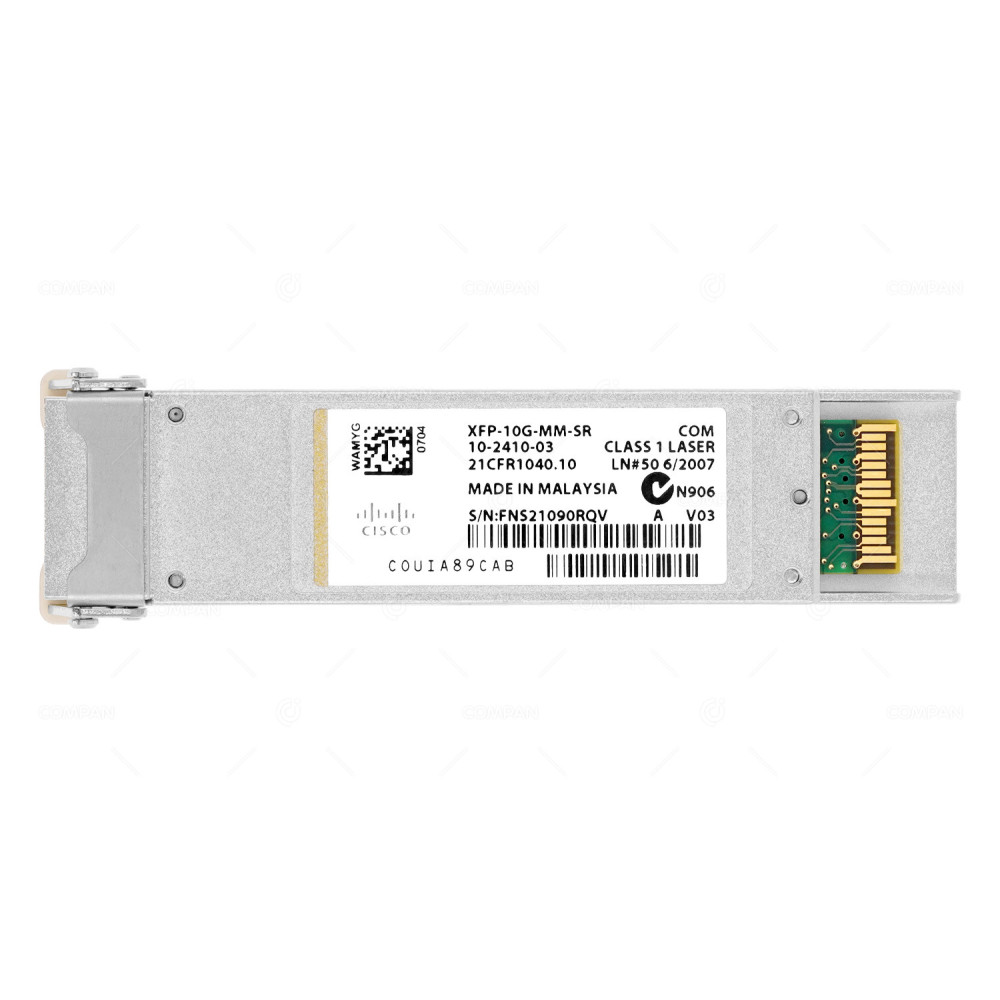 XFP-10G-MM-SR  CISCO OPTICAL TRANSCEIVER MODULE 10G XFP LC MMF 850NM 300M