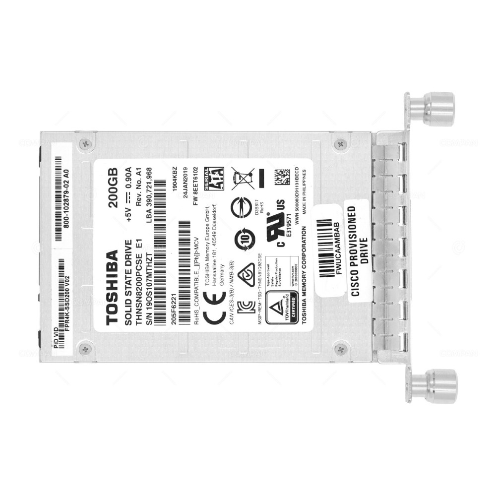 FPR4K-SSD200  CISCO SSD 200GB SATA 6G 2.5" SFF FOR CISCO FIREPOWER 4100 SERIES