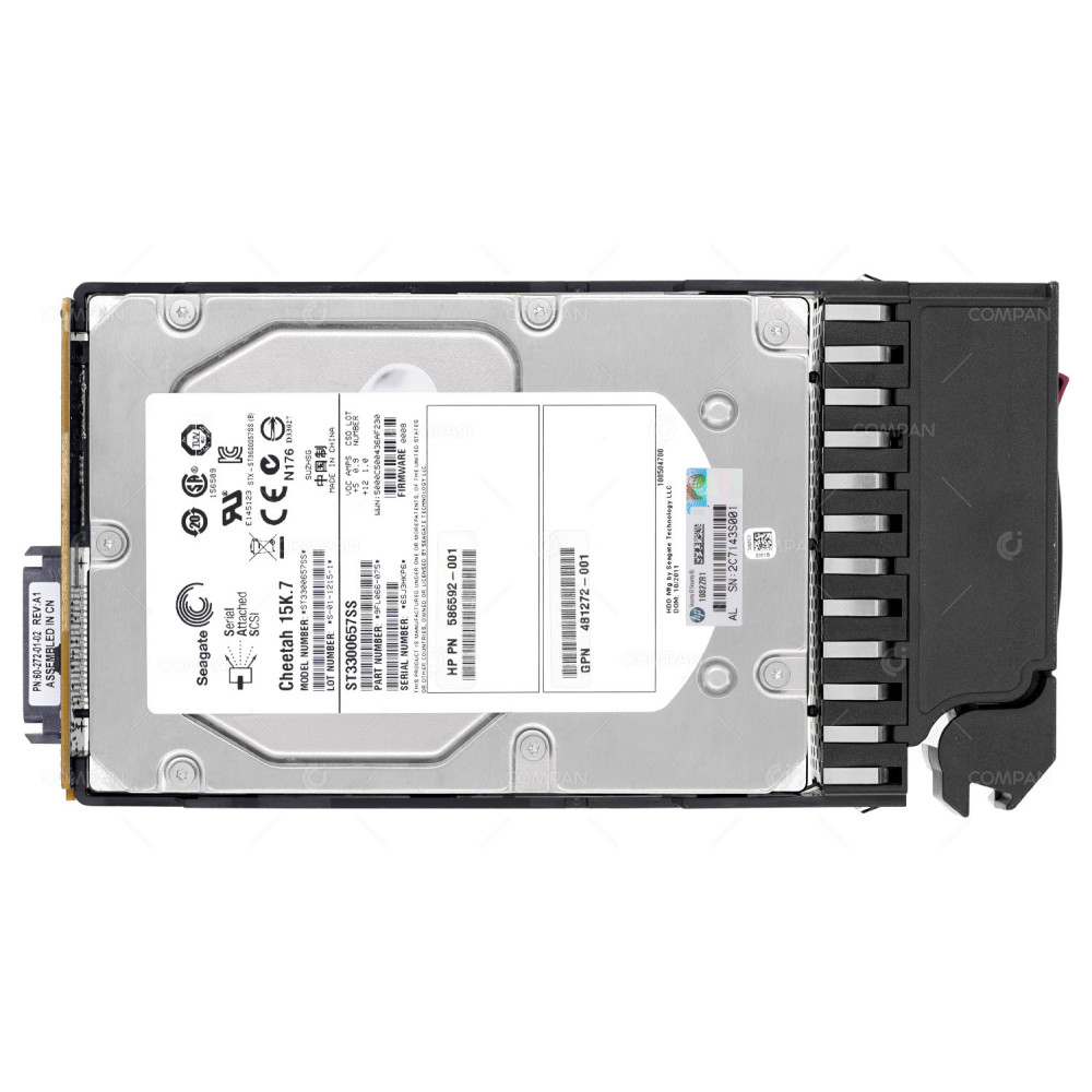 481272-001  HP HARD DRIVE 300GB 15K 6G SAS 3.5 LFF HOT-SWAP