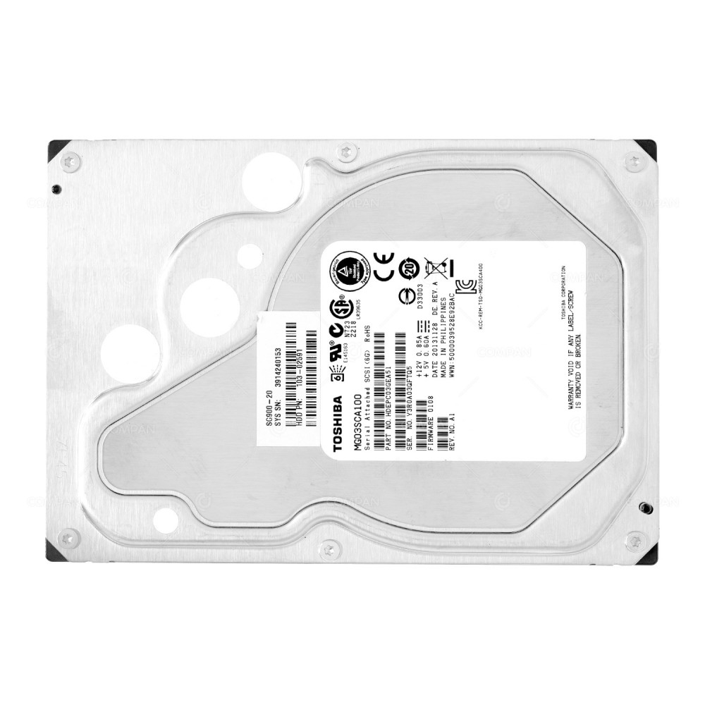 103-02591  BLUE COAT 1TB 7.2K 6G SAS 3.5 LFF HARD DRIVE FOR SG900-20-PR