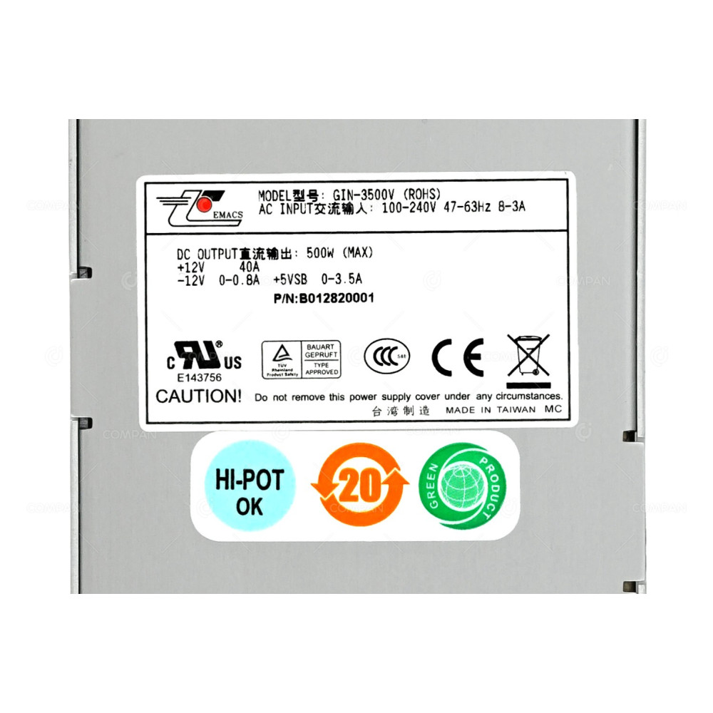 B012820001 EMACS 500W POWER SUPPLY