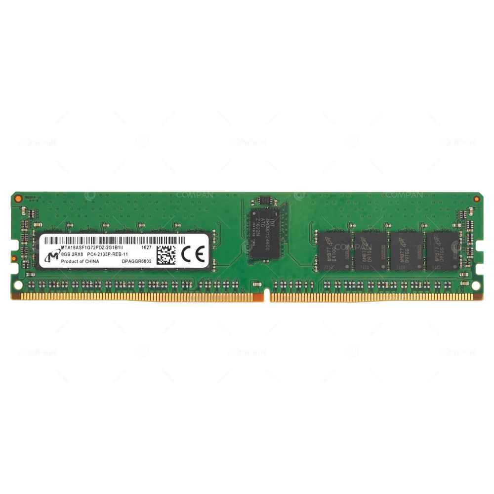 MTA18ASF1G72PDZ-2G1B1  MICRON DDR4 SDRAM 8GB 2RX8 PC4-17000 2133MHZ RDIMM CL15