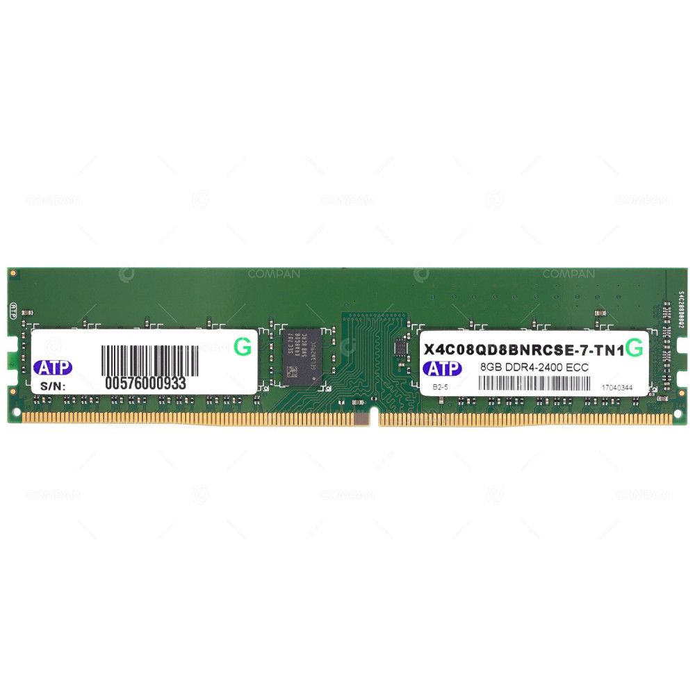 X4C08QD8BNRCSE-7-TN1  ATP DDR4 SDRAM 8GB PC4-19200 2400MHZ UDIMM CL15