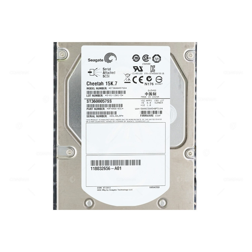 005049039 EMC HDD 600GB 15K SAS 6G 3.5" LFF HOT-SWAP FOR EMC VNX3100