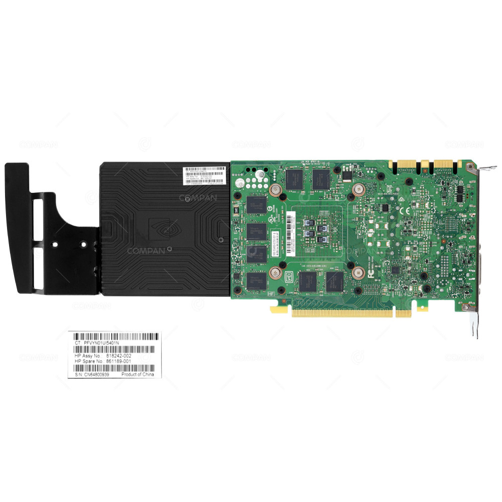 818868-001 HP NVIDIA QUADRO M5000 8GB GDDR5 PCIE 3.0 X16 FOR Z800 Z820 Z840
