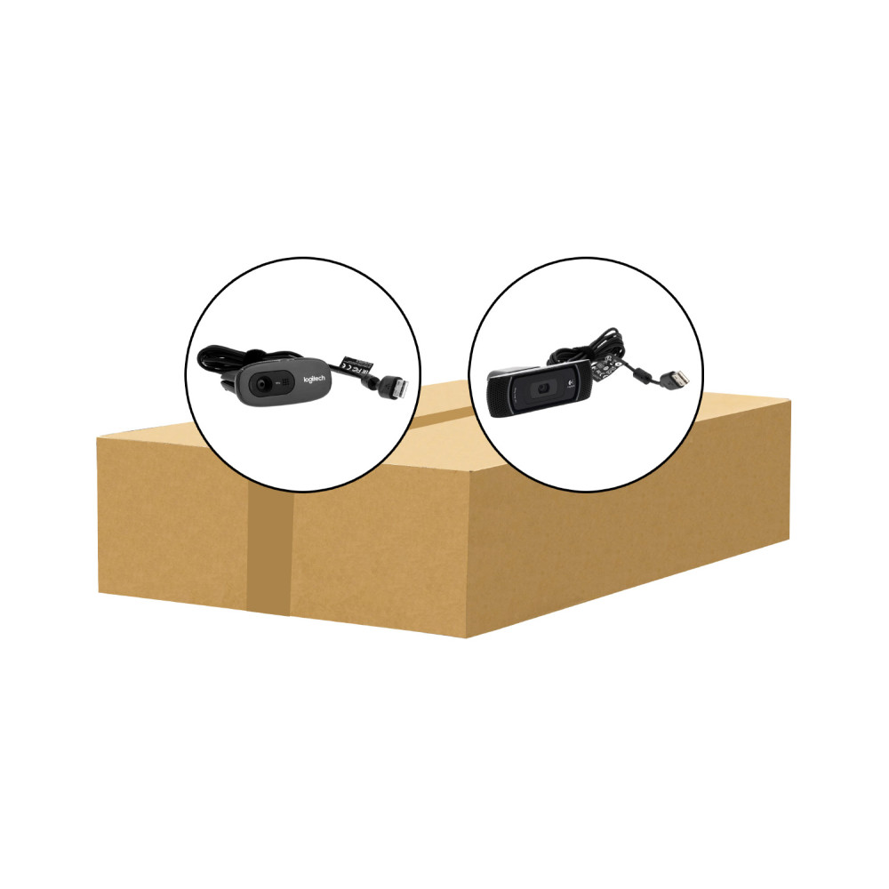 250 x LOGITECH C270 & B910 720HD USB WEBCAM
