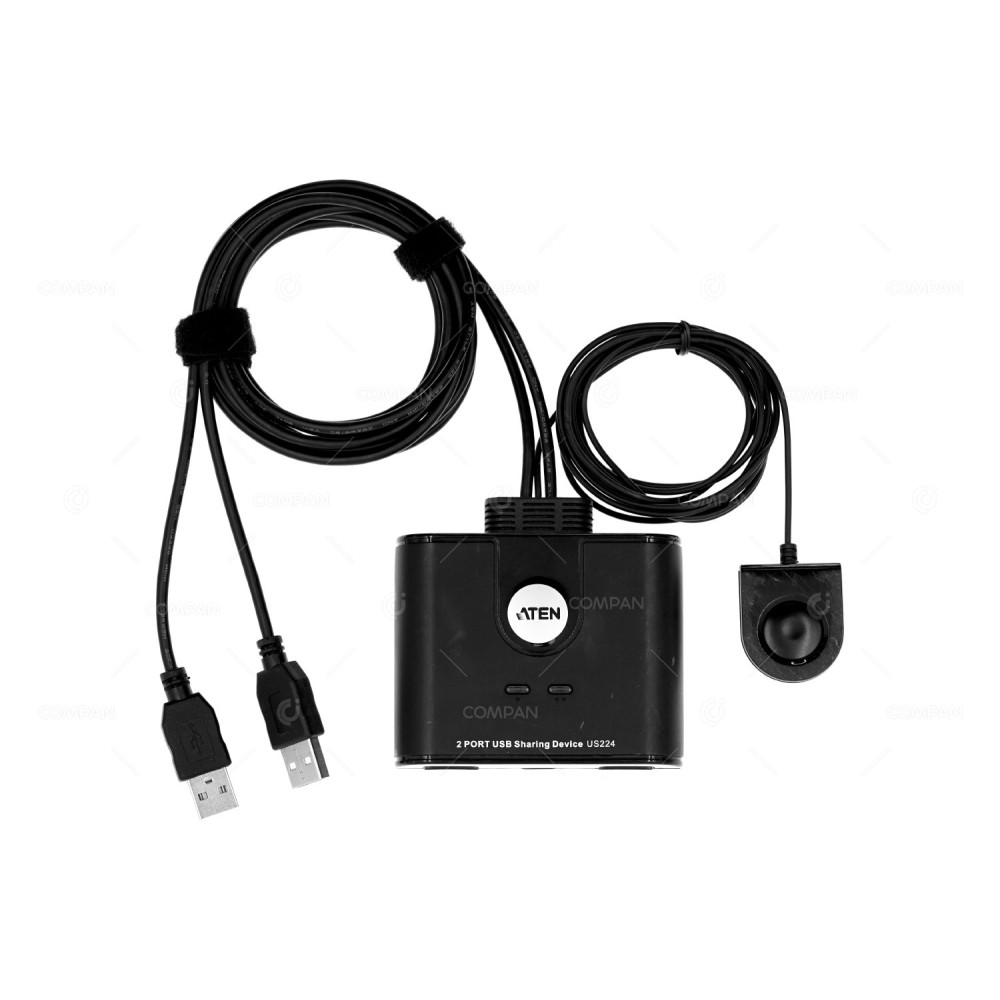 US224  ATEN 2 PORT USB PERIPHERAL SHARING DEVICE