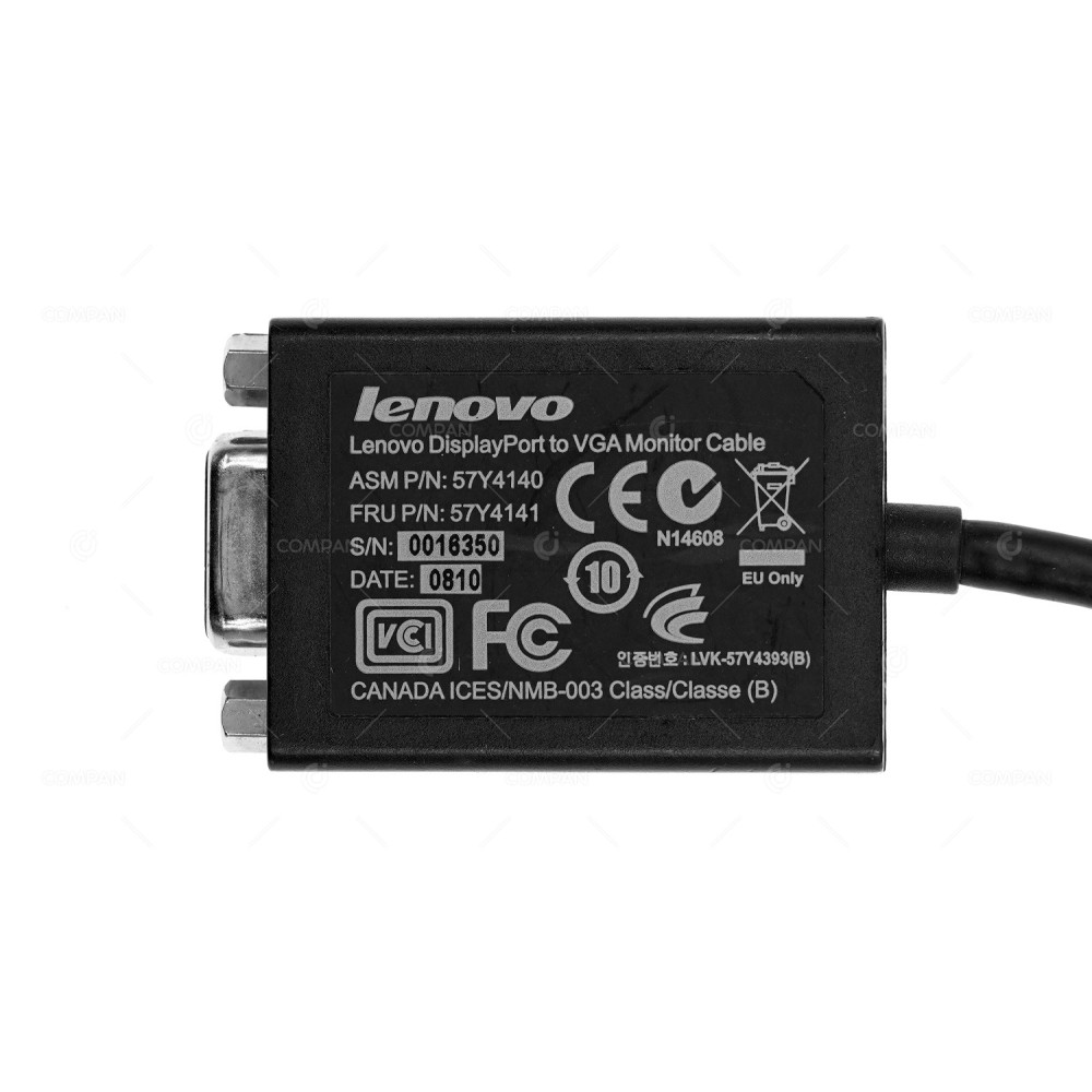 57Y4141  LENOVO  57Y4141 DISPLAYPORT TO VGA MONITOR CABLE