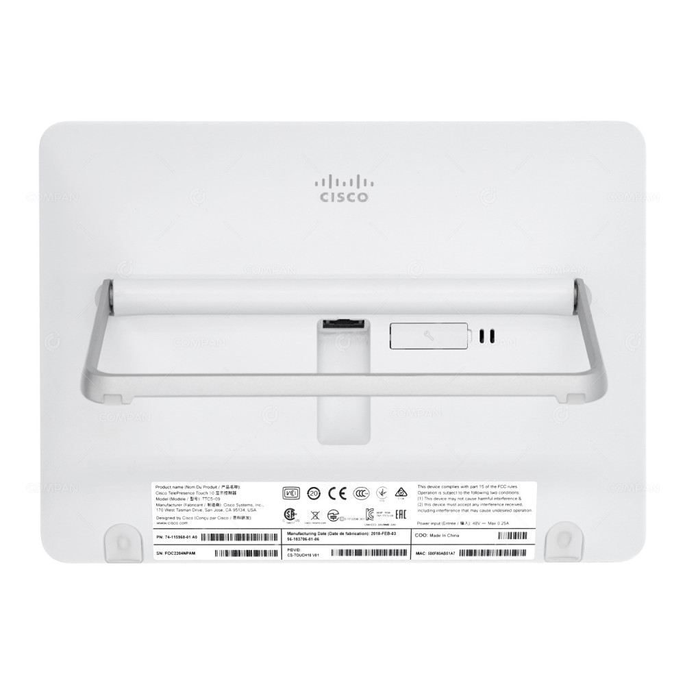 CS-TOUCH10  CISCO TOUCH 10 POE POWERED TELEPRESENCE CONTROL UNIT