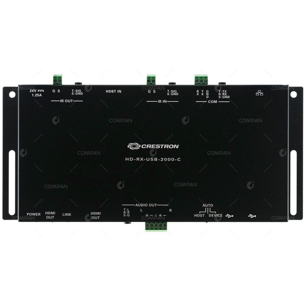 HD-RX-USB-2000-C  CRESTRON RECEIVER FOR HDMI, USB 2.0, RS-232, IR, RJ45 EXTENDER
