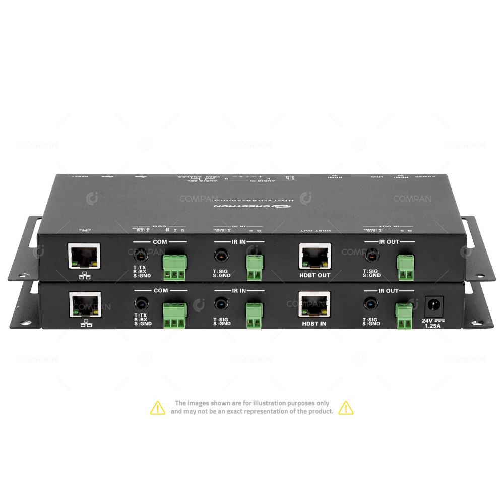 HD-RX-USB-2000-C  CRESTRON RECEIVER FOR HDMI, USB 2.0, RS-232, IR, RJ45 EXTENDER