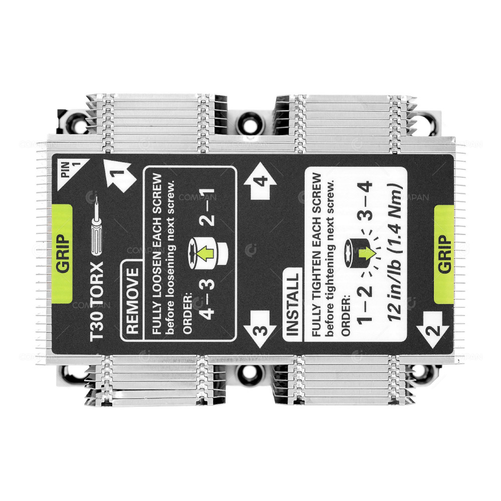 00DHS-B10878-20  SUN ORACLE HEATSINK 2U SOCKET LGA3647 FOR X8-2L