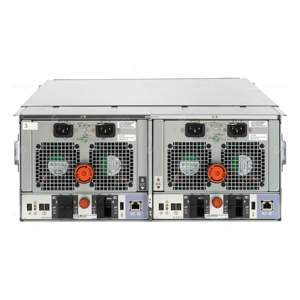 EMC DataDomain DS60 Expansion Shelf 60x 3.5" HDD Caddies Rails