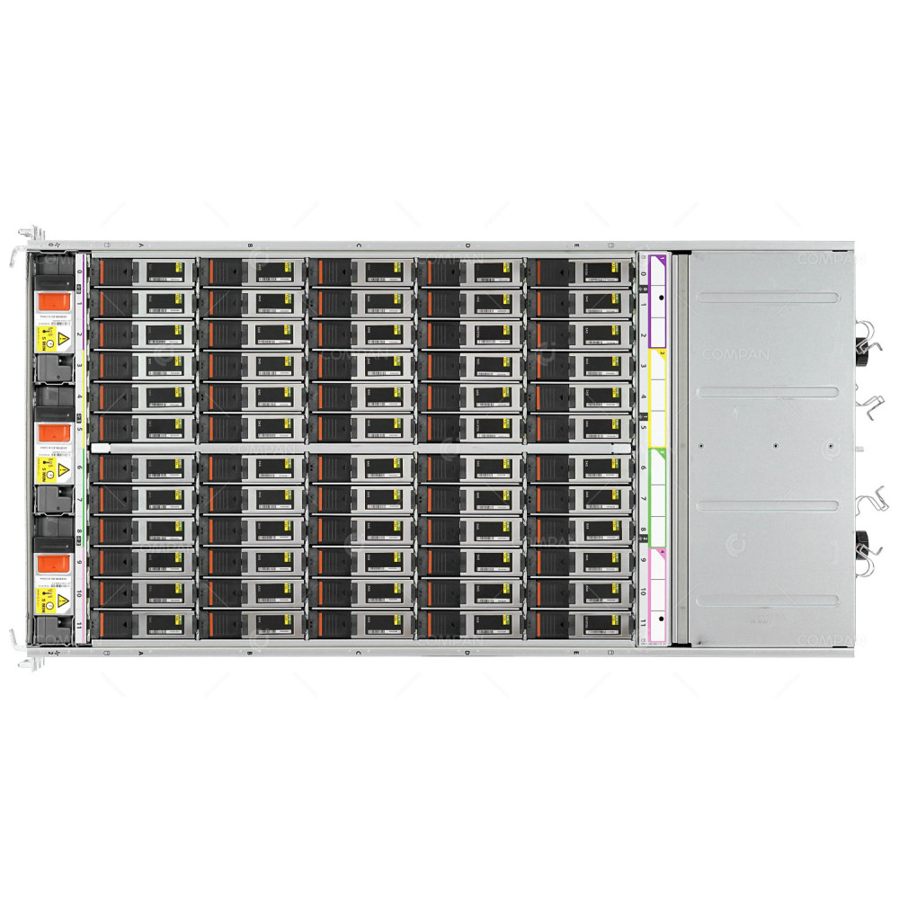 EMC DataDomain DS60 Expansion Shelf 60x 3.5" HDD Caddies Rails