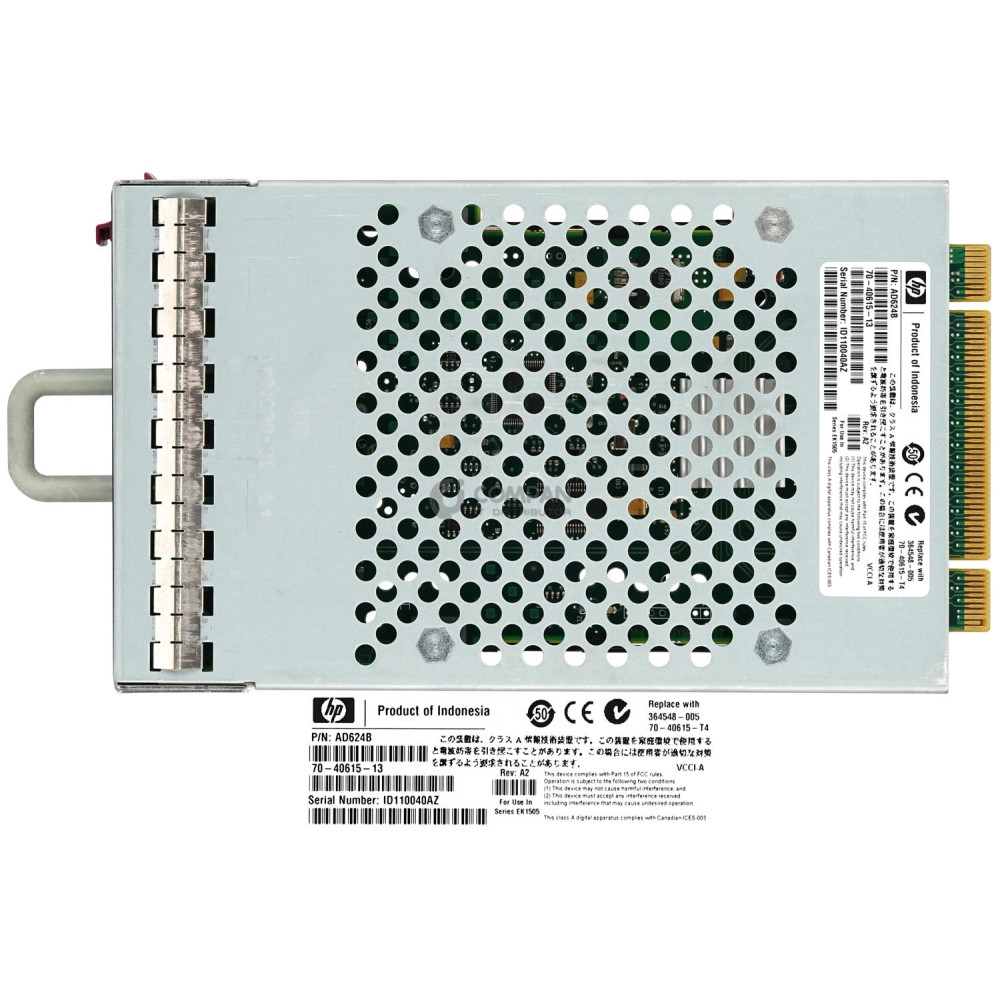 AD624B HP DUAL PORT 2G SFP FIBRE CHANNEL I/O MODULE FOR HP STORAGEWORKS M5314B