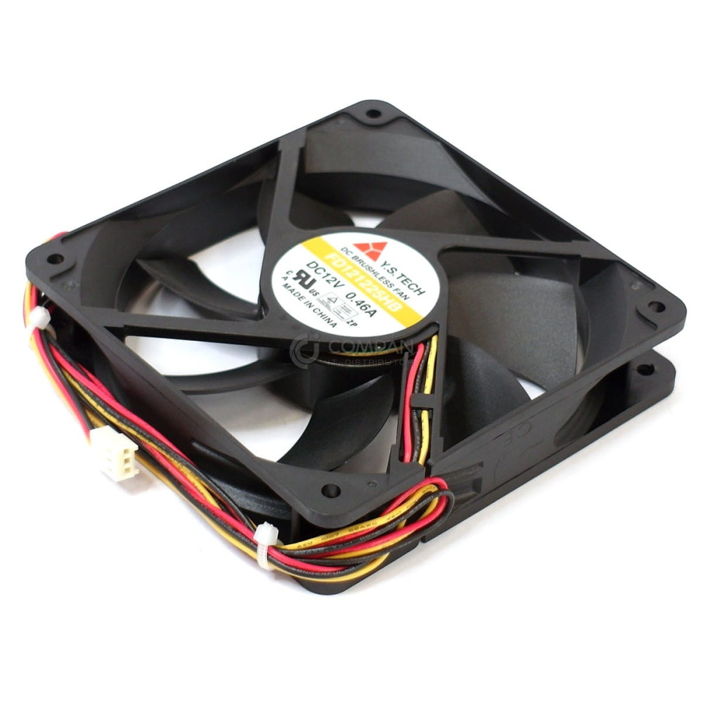 FD121225HB DC BRUSHLESS FAN FD121225HB DC12V 0.46A 3-WIRE 120X25MM