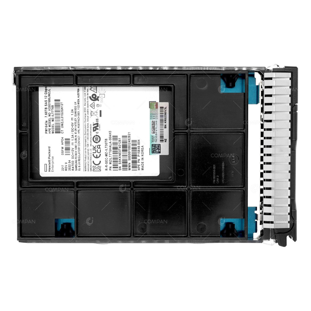 P36644-001  HP SSD 7.68TB SAS 12G SAS 2.5" SFF IN 3.5" LFF FOR DL380 G9 G10