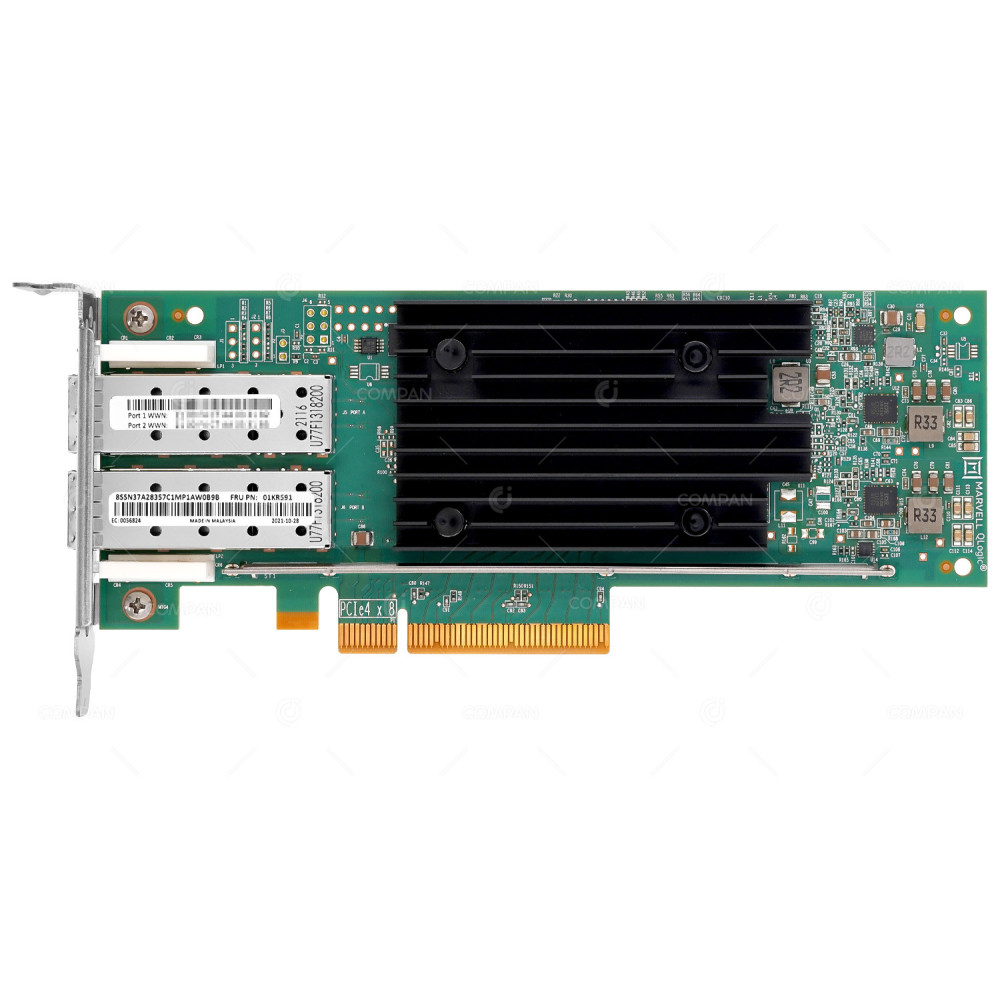 01KR591 LENOVO DUAL PORT 32G SFP28 FC PCIE NETWORK ADAPTER FOR THINKSYSTEM