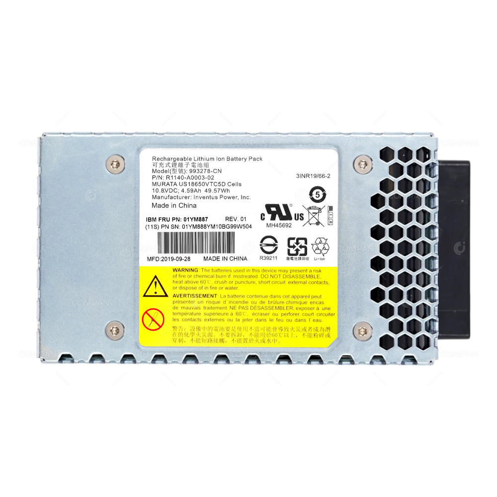 01YM887  IBM RECHARGABLE LITHIUM ION BATTERY PACK FOR FLASHSYSTEM 9100
