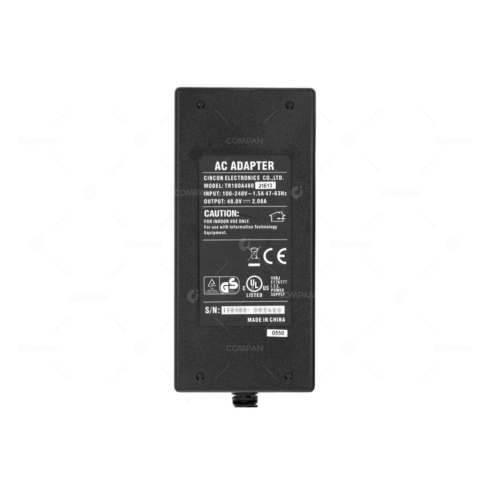 TR100A480-21E13  CINCON  48V 2.08A 100W AC POWER ADAPTER