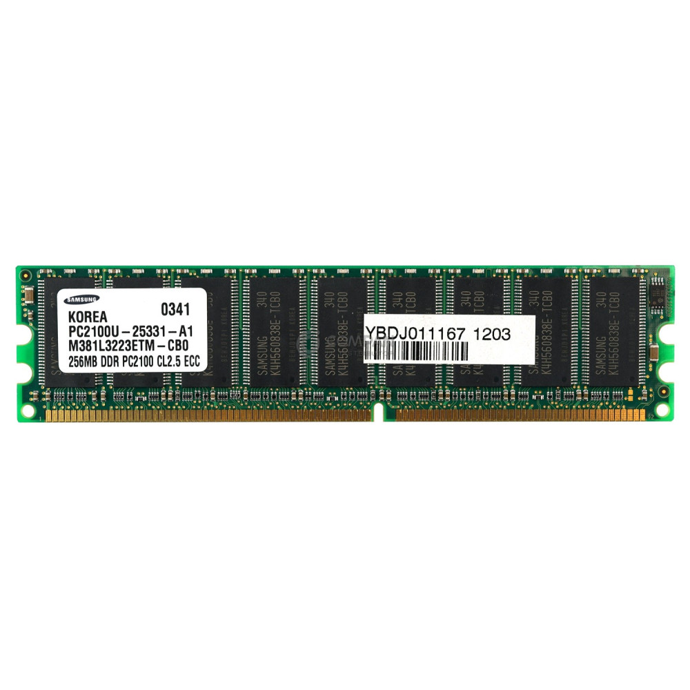 M381L3223ETM-CB0 SAMSUNG DDR 256MB PC-2100 266MHZ UDIMM CL2.5
