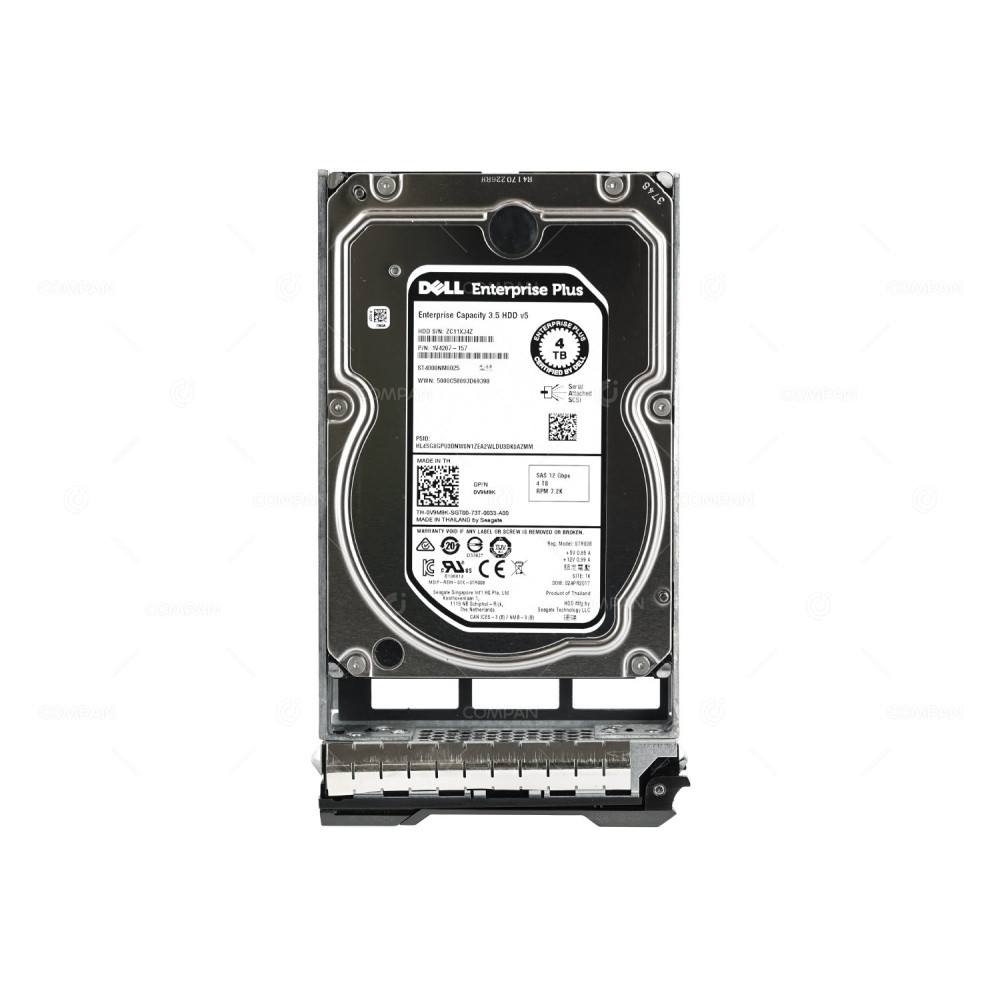 V9M9K CMP DELL HDD 4TB 7.2K SAS 12G 3.5" LFF HOT-SWAP FOR DELL COMPELLENT