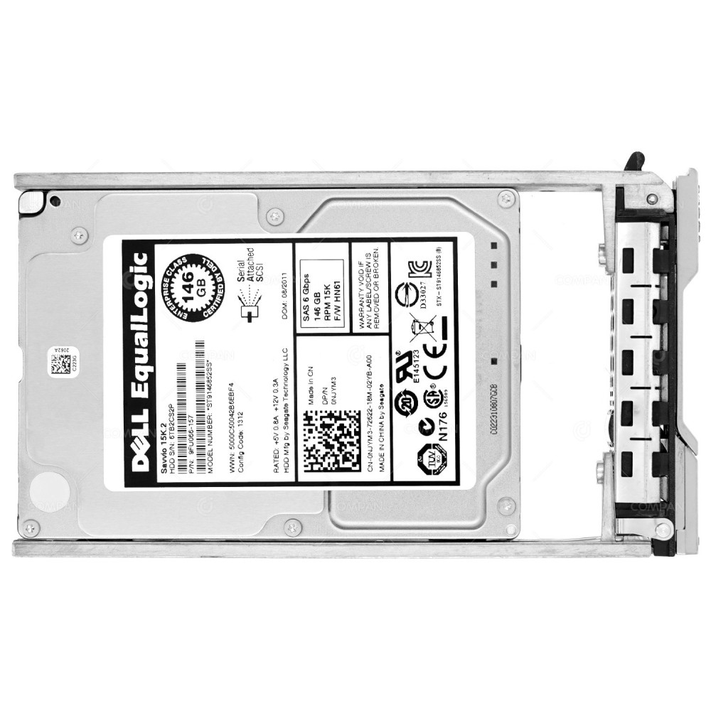 NJYM3 EQL DELL HDD 146GB 15K SAS 6G 2.5" SFF FOR DELL EQUALLOGIC