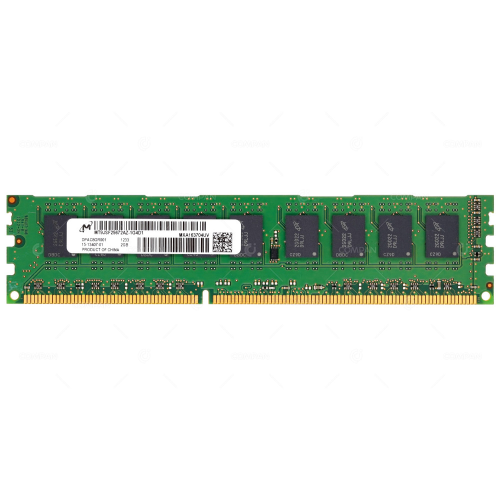 15-13407-01  CISCO DDR3 SDRAM 2GB PC3-10600 1333MHZ UDIMM CL9