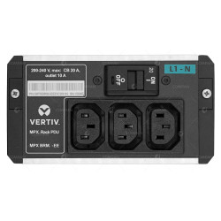 MPXBRM-EEDC3N1N  VERTIV MPX BRM POWER DISTRIBUTION OUTPUT MODULE PHASE1 10A