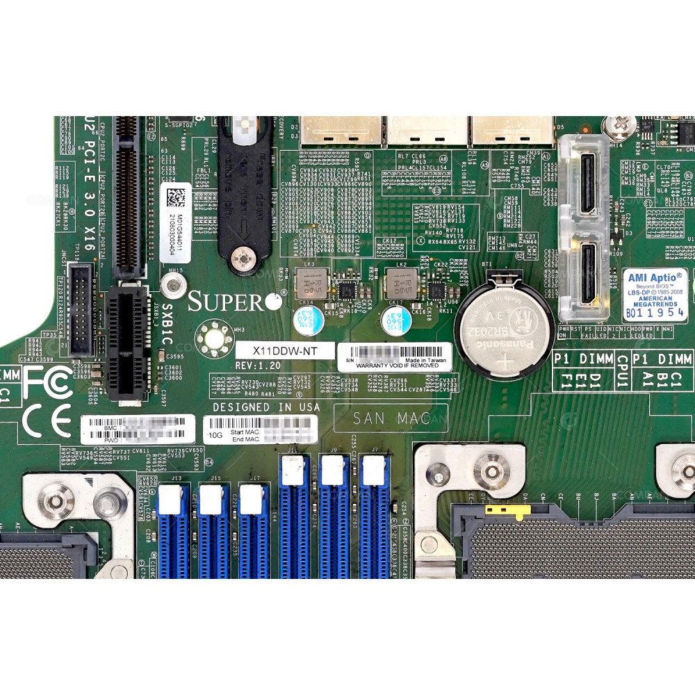 X11DDW-NT  SUPERMICRO MAINBOARD DDR4 FOR HSA-1610 SYS-1029P-WTRT SYS-6029P-WTRT