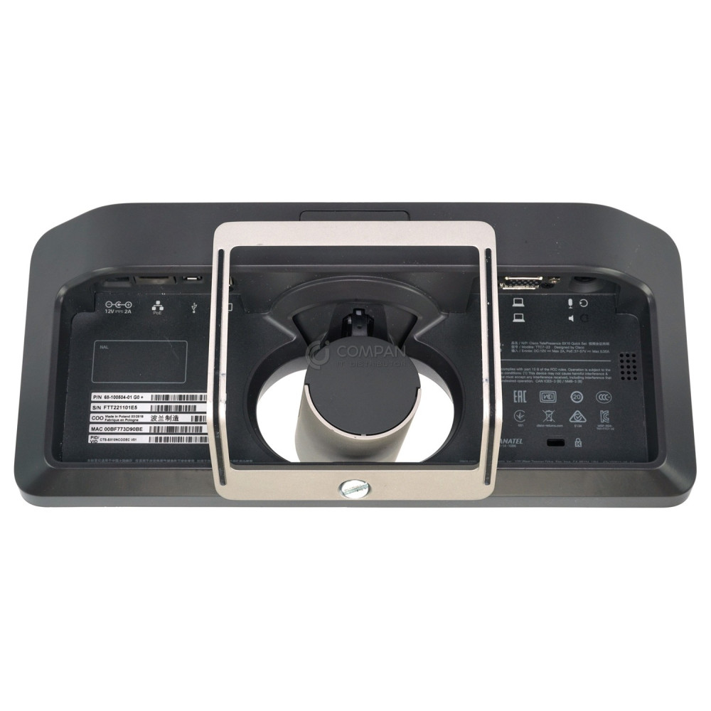 68-100504-01 CISCO TELEPRESENCE SX10 QUICK SET MODEL: TTC7-22 PN:68-100504-01, WITHOUT AC ADAPTER