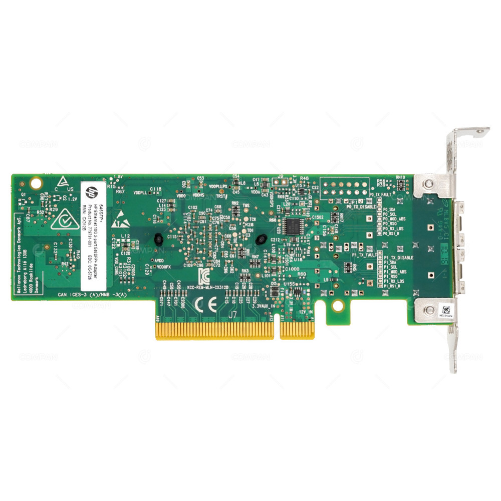 790314-001 LP HP MELLANOX CONNECTX-3 PRO 546SFP+ 10GB DUAL PORT NIC LOW PROFILE