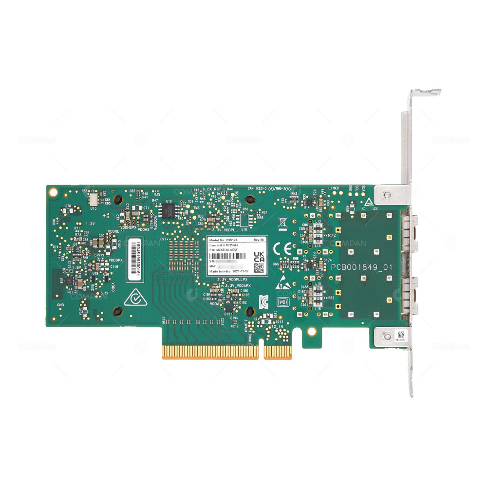 MCX512A-ACAT  MELLANOX CONNECTX-5 CX512A DUAL PORT 25G SFP28 NETWORK ADAPTER