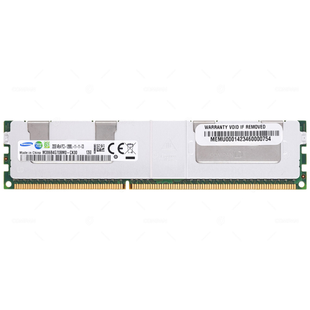 M386B4G70BM0-CK00  SAMSUNG DDR3 SDRAM 32GB 4RX4 PC3-12800L 1600MHZ LRDIMM CL11