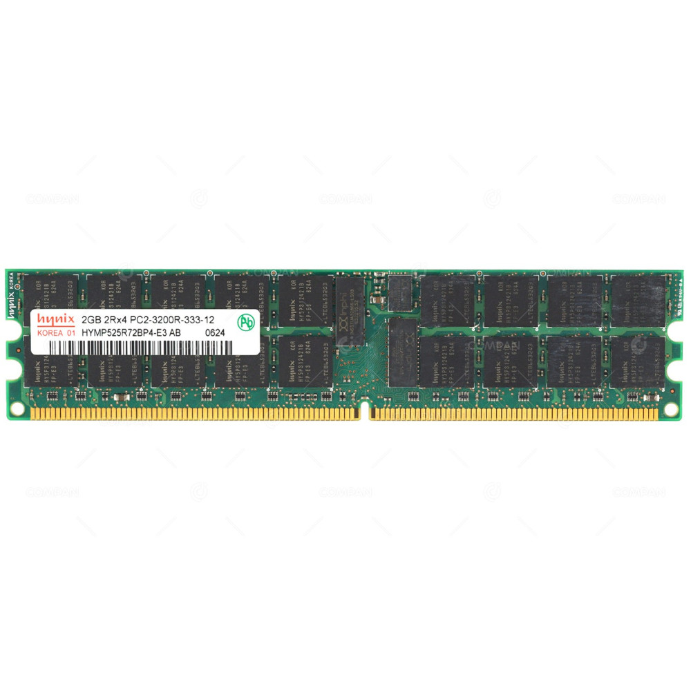HYMP525R72BP4-E3 HYNIX DDR2 SDRAM 2GB 2RX4 PC2-3200 400MHZ RDIMM CL3