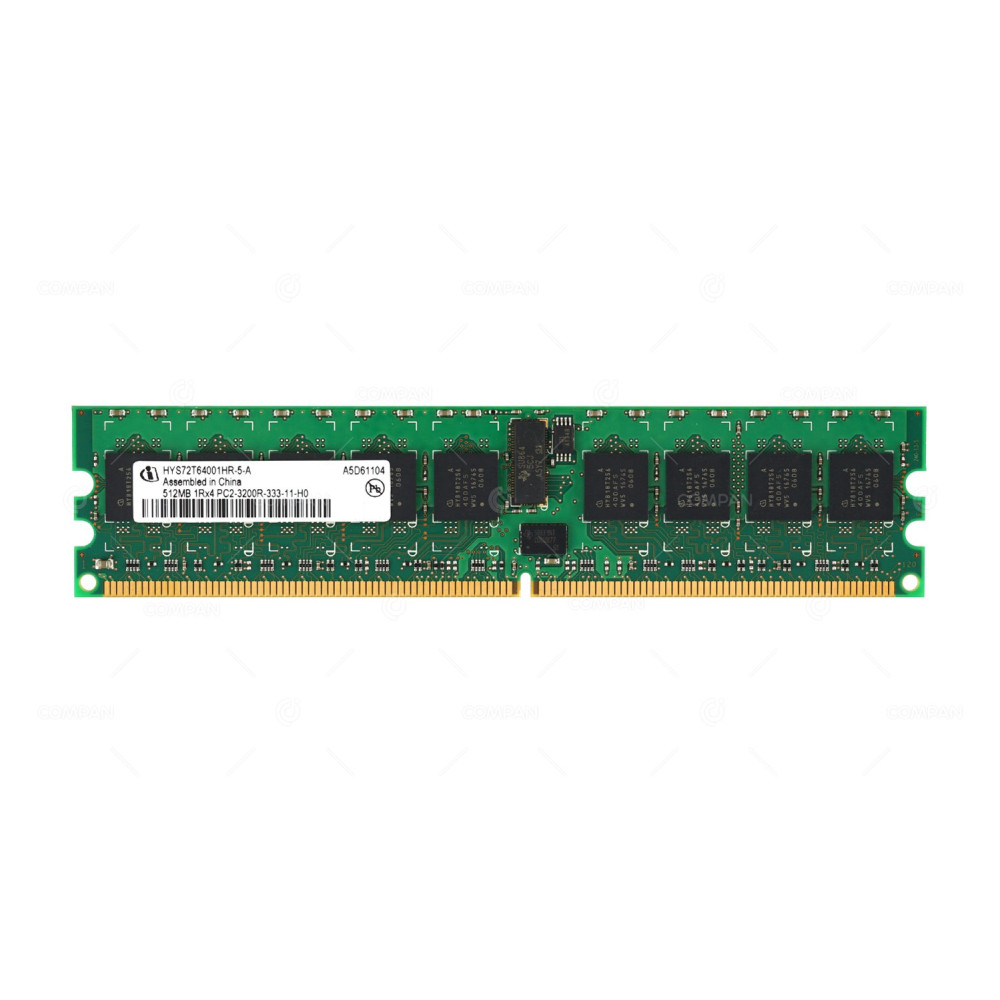 HYS72T64001HR-5-A INFINEON MEMORY 512MB 1RX4 PC2 3200R DDR2 -