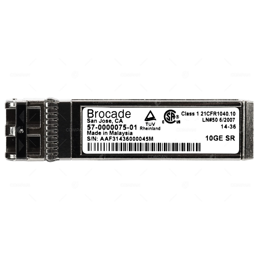 57-0000075-01 BROCADE 10GB SFP+ SR 850NM 300M OPTICAL TRANSCEIVER