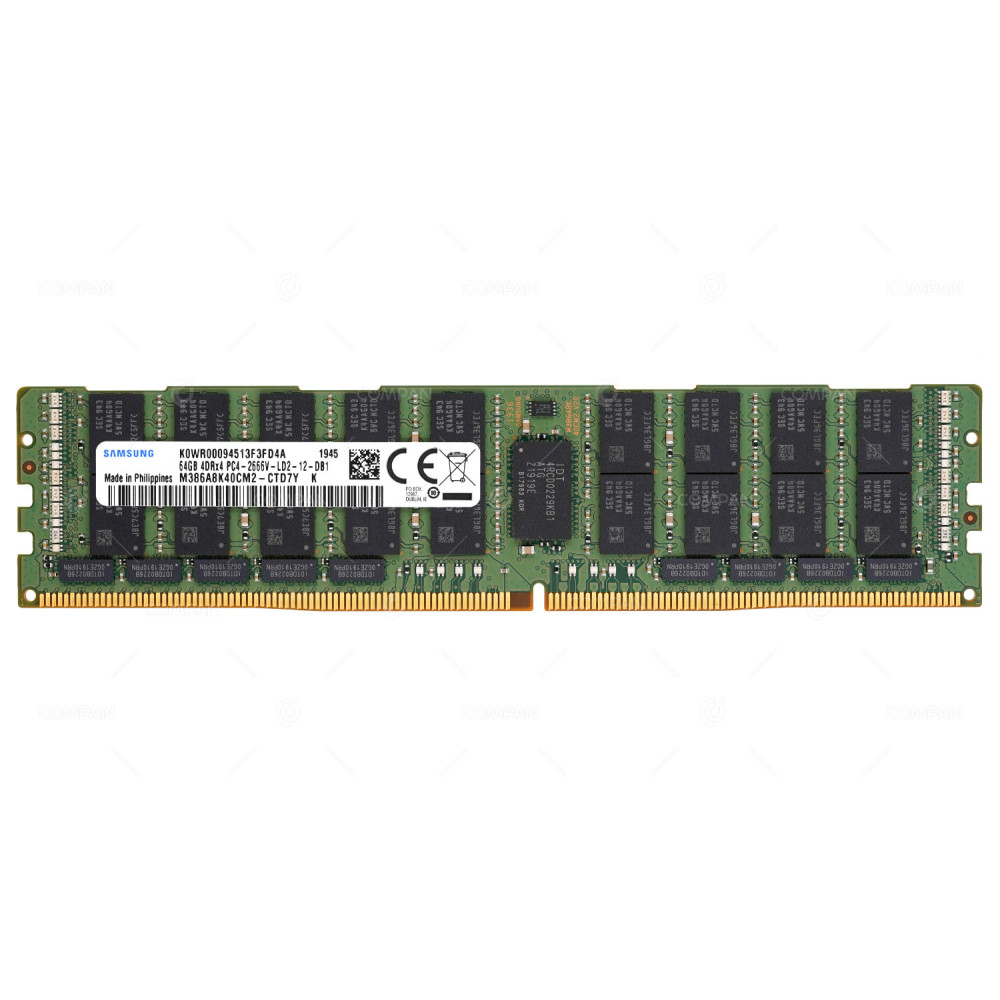 7326376 SUN ORACLE DDR4 SDRAM 64GB 4DRX4 PC4-21333 2666MHZ LRDIMM CL19