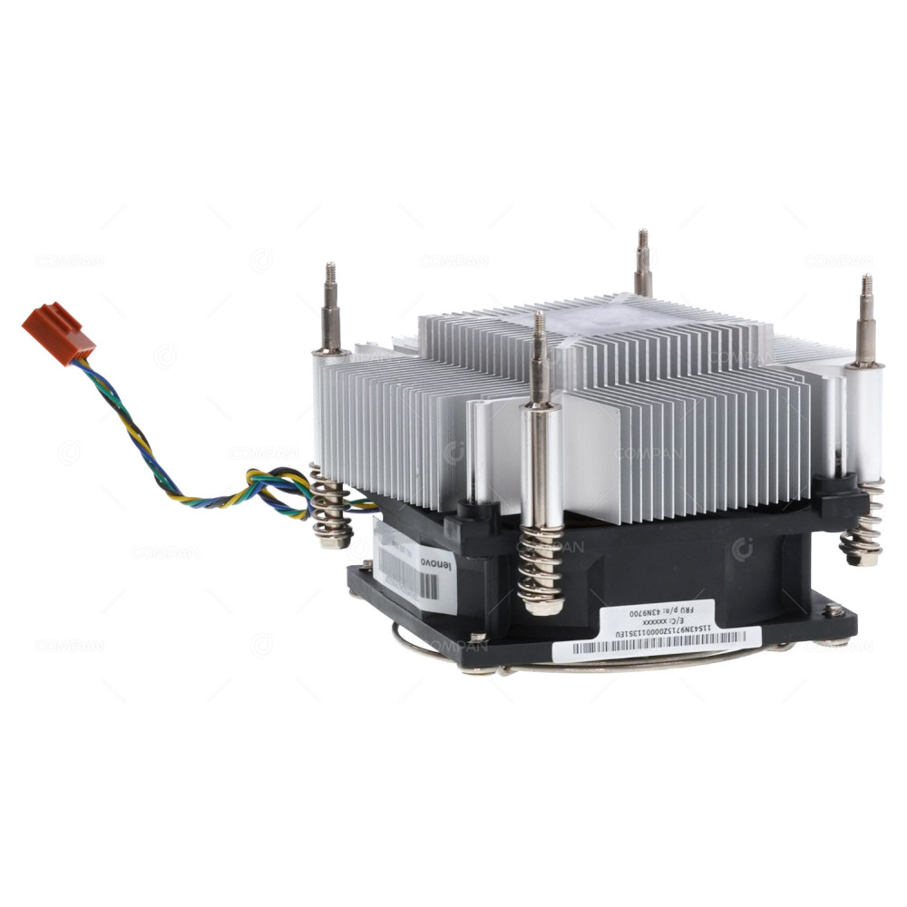 43N9700  LENOVO HEATSINK WITH FAN SOCKET LGA1156 FOR LENOVO THINKSTATION E20