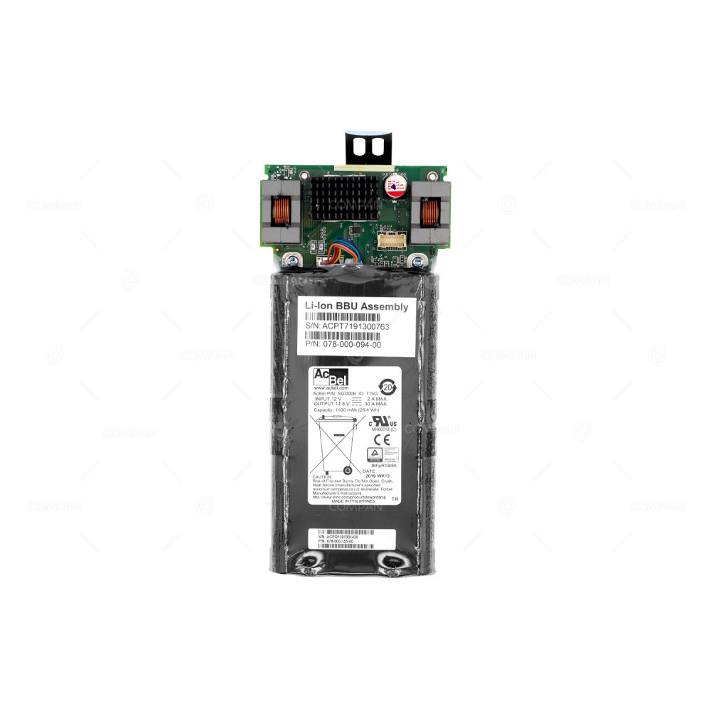 078-000-094-00  EMC LI-ION BBU ASSEMBLY FOR UNITY SERIES 300 350 400 450 500 550 600 650