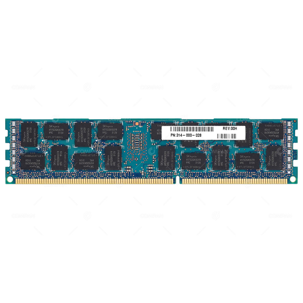 314-000-028  EMC DDR3 SDRAM 8GB 2RX4 PC3-10600 1333MHZ RDIMM CL9