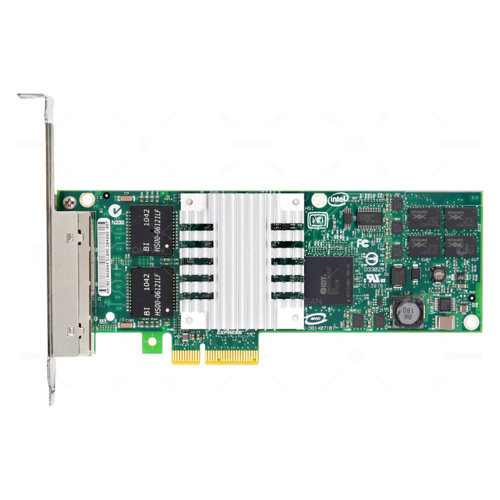 D64202-007  INTEL PRO/1000PT 4-PORT 1G 1000BASE-T RJ-45 PCIE 1.0 X4 NETWORK ADAPTER