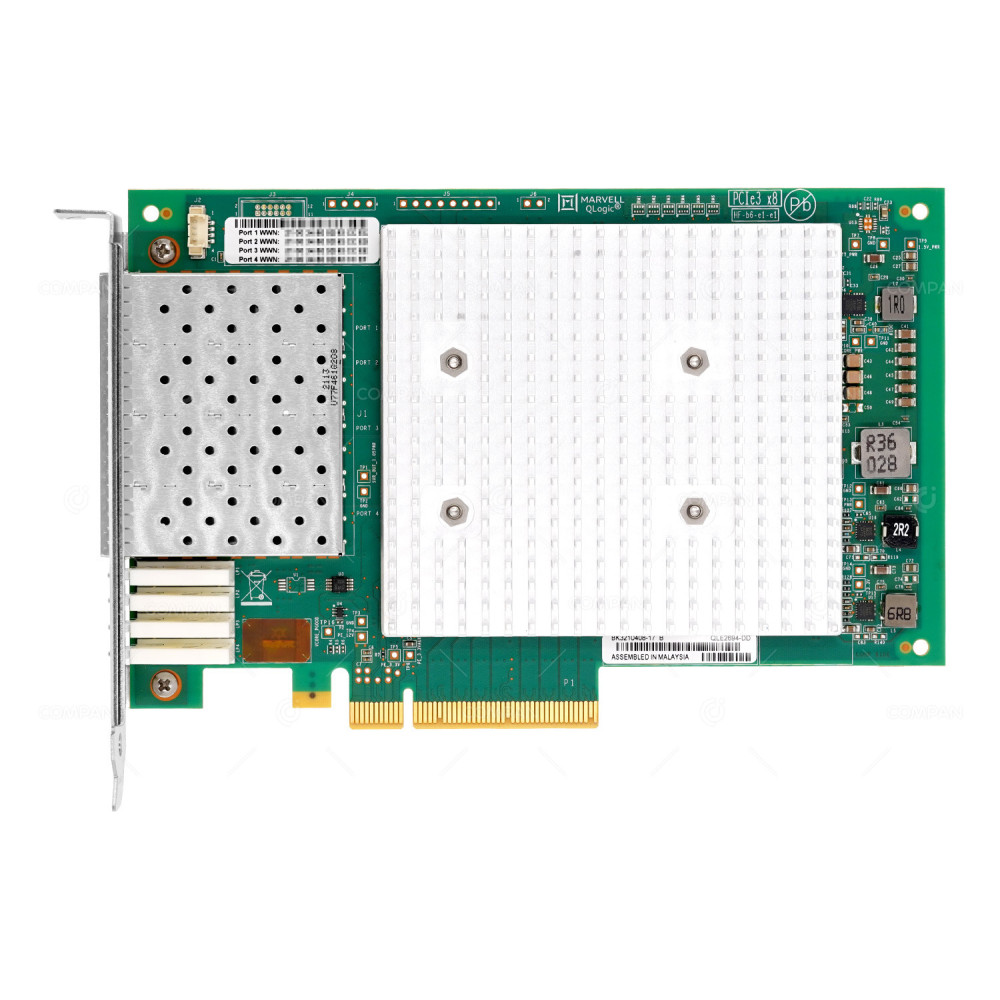 HCWVX  DELL QLOGIC QLE2694-DD 4-PORT 16G SFP+ PC PCIE 3.0 X8 NETWORK ADAPTER