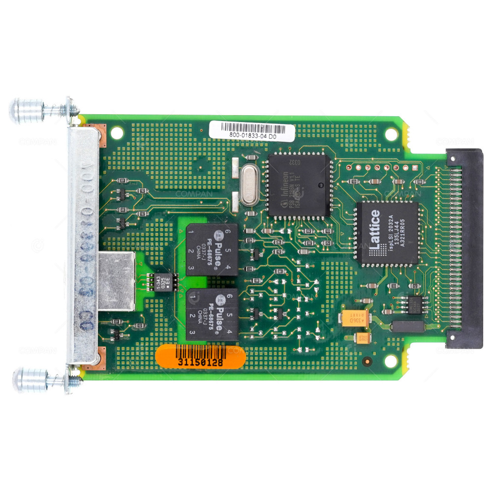 WIC-1B-S-T  CISCO 1-PORT ISDN BASIC RATE INTERFACE (BRI) S/T WAN INTERFACE CARD (WIC) FOR 1600 1700 2600 3600 3700 SERIES