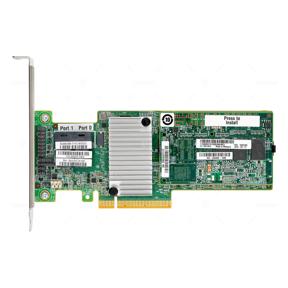 46C9111  LENOVO SERVERAID M5210 12G 8X SATA/SAS RAID CONTROLLER FOR X3550 X3650 X3750 M4/M5