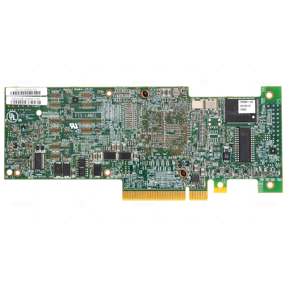 46C8929 NO BRACKET  IBM SAS RAID CONTROLLER SERVERAID M5014 FOR X3650 M3 NO BRACKET