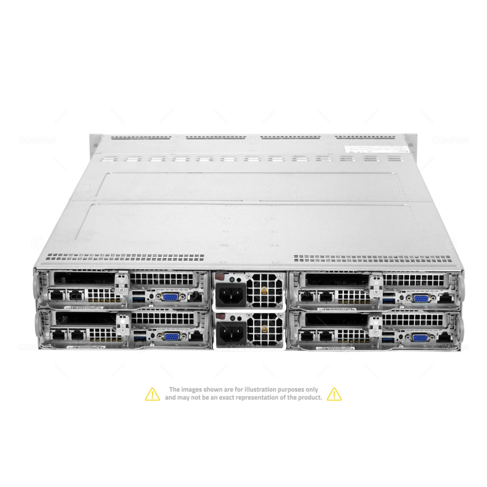 Supermicro SYS-6029TP-HTR 4x X11DPT-PS 8x Xeon Silver 4116 1TB RAM Rails